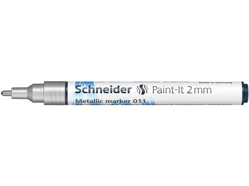 Metallic marker Schneider Paint-It 011 2mm zilver metallic