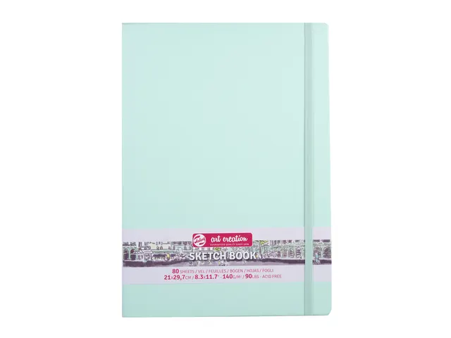 Schetsboek Talens Art Creation 80 vel 140gr 210x297mm frisse munt