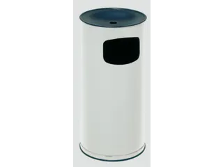 Combi-Asbak 44 Liter HxØ 710x355mm Ral7035 - 1