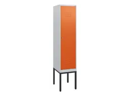 locker,HxBxD 1950x400x500mm,1vak,vak B 400mm,cil.-slot,voetonderstel