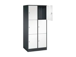 grootvolume-lockersysteem,HxBxD 1950x820x600mm,2x3vakken,cil.-slot - 1