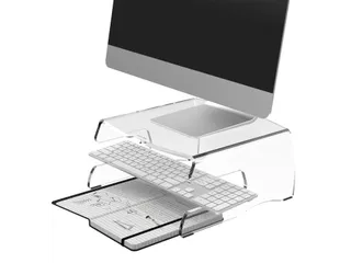 Monitorstandaard Acryl Dataflex 44100 transparant - 3