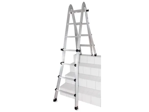 multifunctionele telescoopladder,4x3,sporten,balk L 1,95-3,1m