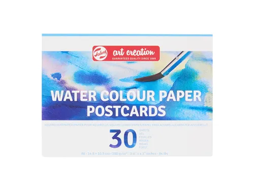 Aquarelverfpapier Talens Art Creation 30 witte vellen 200gr 148x105mm