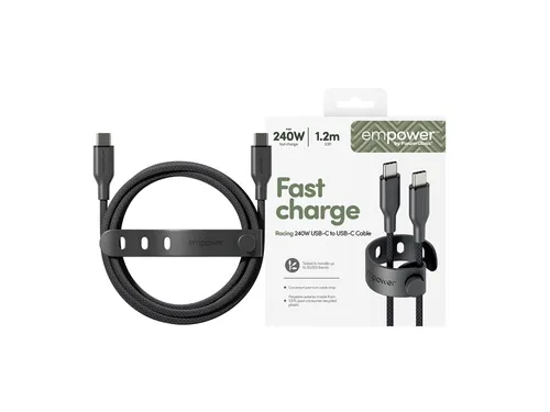 PanzerGlass empower by Racing 240W USB-C to USB-C Cable | USB 2.