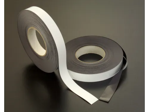 bord,HxL 25x100mm,achterzijde magnetisch,beschrijfbaar,wit