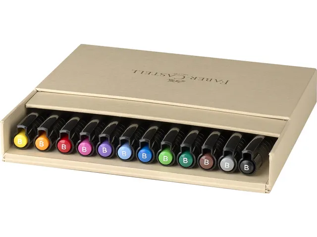 Tekenstift Faber-Castell Pitt Artist Pen Brush 12dlg studiobox