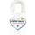 Tas met handvat Folia kraftpapier 110gr 12x15x5.5cm 20 stuks wit