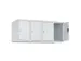 opzetkast,v. locker,4vak.,vak B 300mm,HxBxD 500x1200x500mm,vleugeldeur