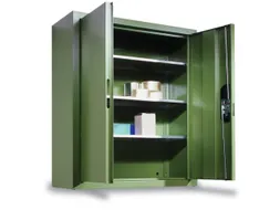 Hangkast 830x700x300mm 3legborden Draaideuren Ral6011
