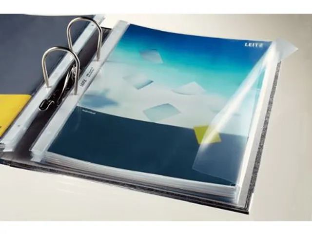 Showtas Leitz 4764 A4 4-gaats PP 0.13mm nerf met klep