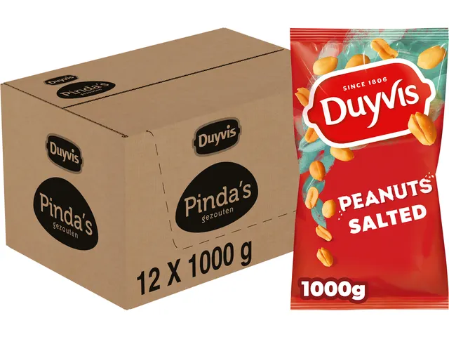 Duyvis Gezouten pinda's zak van 1000 gram