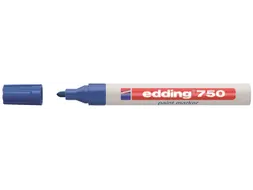 Viltstift edding 750 lakmarker rond blauw 2-4mm