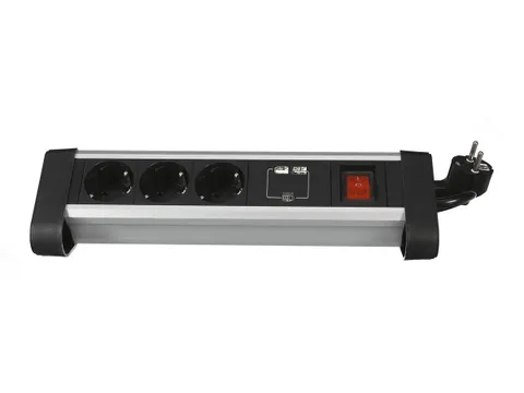 Desktop Contactdoos Zwart Belgie