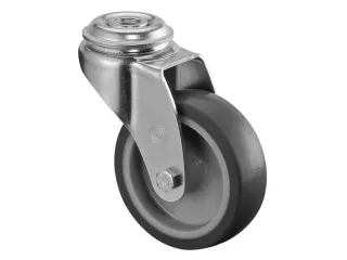 Zwenkwiel 65kg Boorgat Øxb 100x24mm Spoorvrij Blauwgrijs - 3