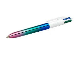Balpen Bic 4kleuren gradient medium assorti - 4