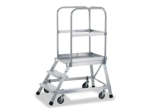 Bordestrap Aluminium Bordes 720x 600x 800mm 3treden Aluminium