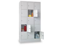 Lockersysteem 1850x930x500mm 3x5 Vakken 300mm Cilinderslot
