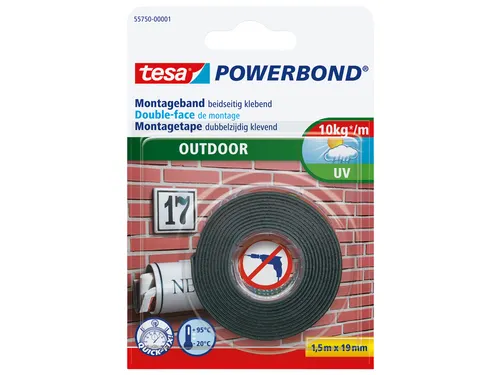Powerbond Tesa 55750 montagetape outdoor 19mmx1,5m