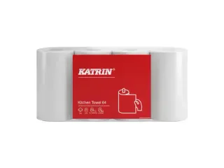 Keukenrol Katrin 2-laags 64 vel wit 87075 - 1