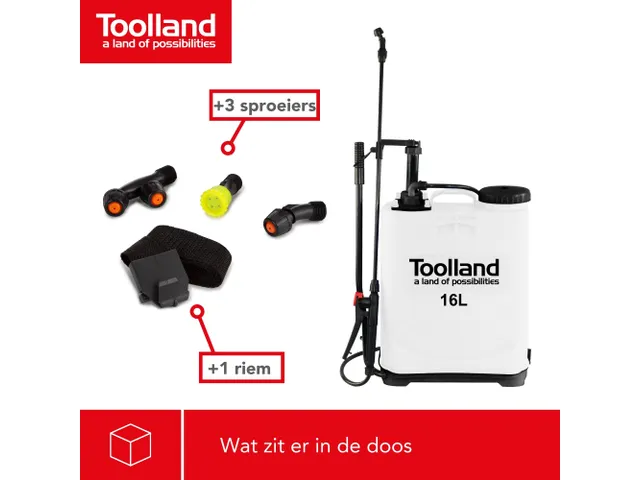 Rugdruksproeier 16 Liter