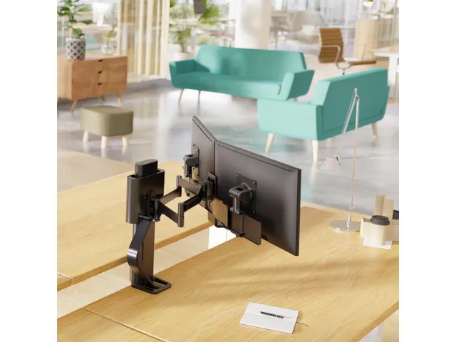 Ergotron TRACE 45-658-224 Monitorarm Zwart 27 Inch