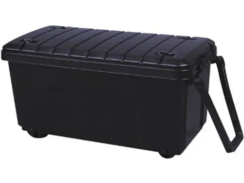 Opbergkoffer Op Wieltjes 64 Liter Zwart
