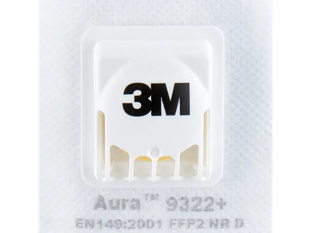 Stofmasker 3M Aura voor schuren 9322 FFP2 met ventiel 2 stuks