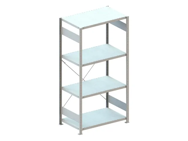 magazijnstelling,grondveld,HxBxD 2000x1056x636mm,vakl. 150kg