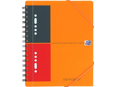 Spiraalblok Oxford International Meetingbook A5+ lijn