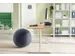 Ballon d'assise Leitz Ergo anti-basculement 55cm gris foncé