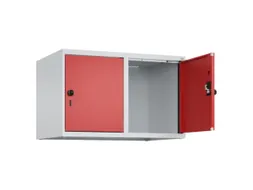 opzetkast,v. locker,2vak.,vak B 400mm,HxBxD 500x800x500mm,draaigrendel