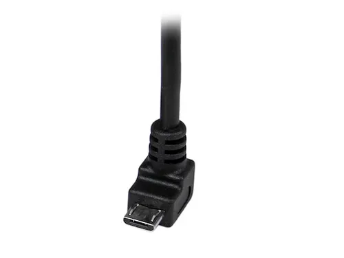 2m micro USB-kabel A-naar-micro-B met neerwaartse hoek