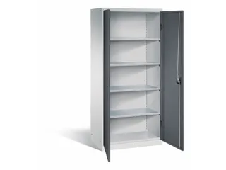 universele kast,HxBxD 1950x890x545mm,4xStalen bodem,cilinderslot - 1