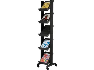 Paperflow Mobiele Folderhouder Corner Zwart - 1