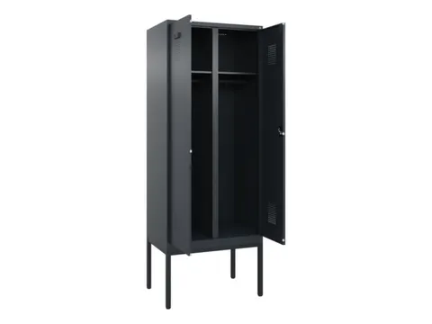 locker voor scheiding van kleding,HxBxD 2120x800x500mm,2vak