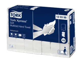 Tork 120398 Xpress H2 Multifold Z Handdoek Advanced Soft 21x180 vel - 1
