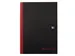 Notitieboek Oxford Black n' Red A4 96vel ruit 5mm zwart