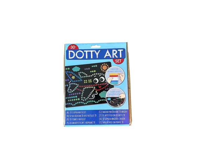 Knutselset 3D Dotty art assorti