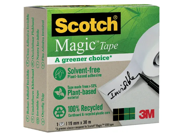 Plakband Scotch Magic 900 19mmx30m onzichtbaar mat