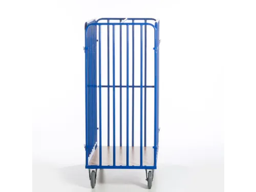 pakketwagen,draagverm. 600kg,laadvl. LxB 1200x740mm,houtetage,RAL5010
