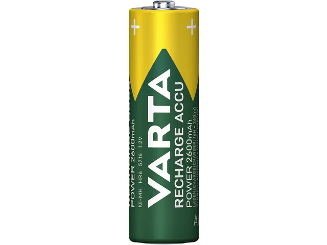 Batterij Oplaadbaar Varta 4x AA 2600Mah Ready2Use 1.2V