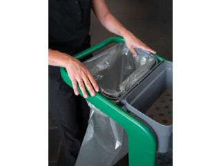 Vikan Hygiene vuilniszakhouder voor HyGo Mobile Cleaning Station grijs - 13