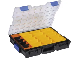 Assortimentskoffer,type 6,HxBxD 76x440x335mm,kunststof,koffer zwart - 3