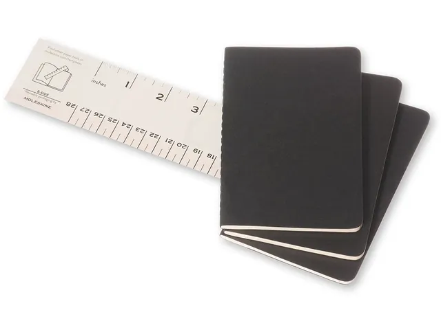 Schrift Moleskine Blanco Pocket Zwart 90x140mm