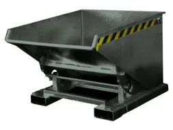 Kiepbak Hxbxd 835x770x1260mm 0.30m³ Afrolmechaniek Gelakt Ral7005