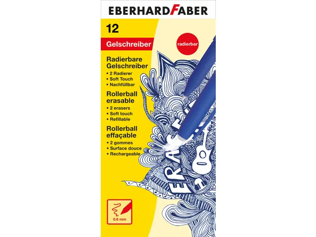 Rollerball Eberhard Faber erase it blue