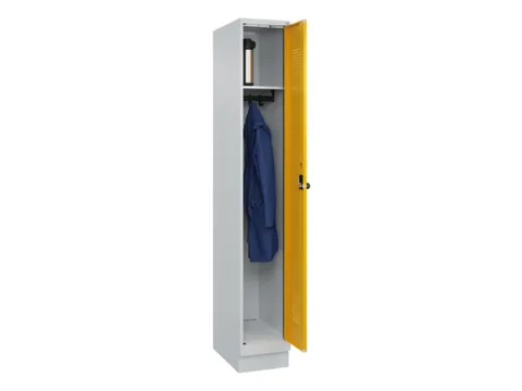 locker,HxBxD 1950x300x500mm,1vak,vak B 300mm,draaigrendel,sokkel