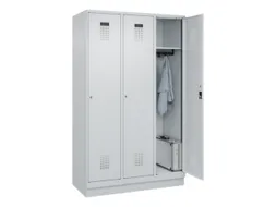 locker,HxBxD 1950x1200x500mm,3vak,vak B 400mm,cil.-slot,sokkel