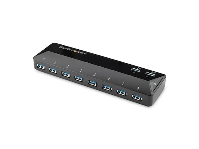 10-Poorts USB 3.0 Hub met oplaad en synchronisatiepoorten